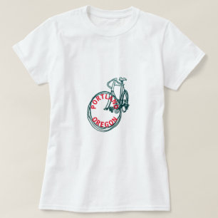 T-Shirt de vélo de Portland Oregon