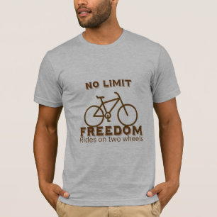 T-Shirt de Vélo Liberté Sans Limite pour Hommes   