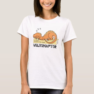 T-shirt de Velocinaptor (conception de couleur)