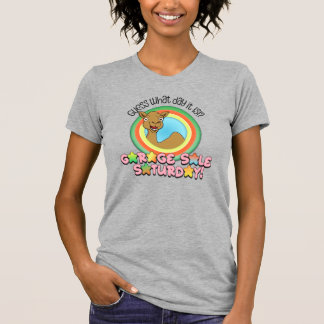 T-shirt de vente de garage - Devinez quel jour Cha