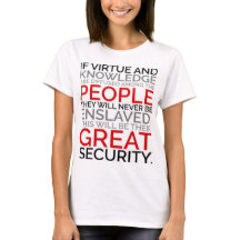 T-shirt de vertu et de connaissance