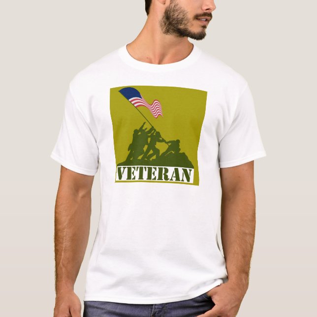 T-shirt de vétéran (Devant)