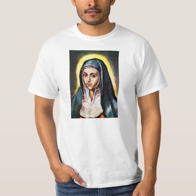 T-shirt de Vierge Marie d'El Greco (Devant)