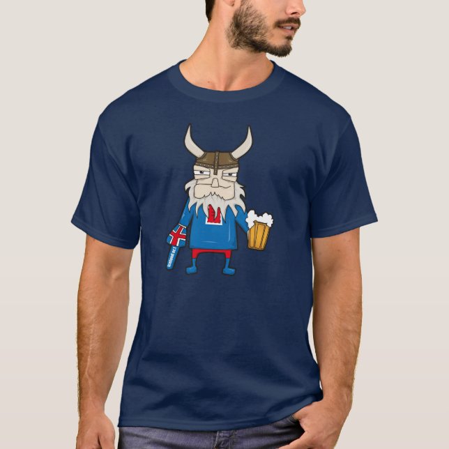 T-shirt de Viking d'islandais (Devant)