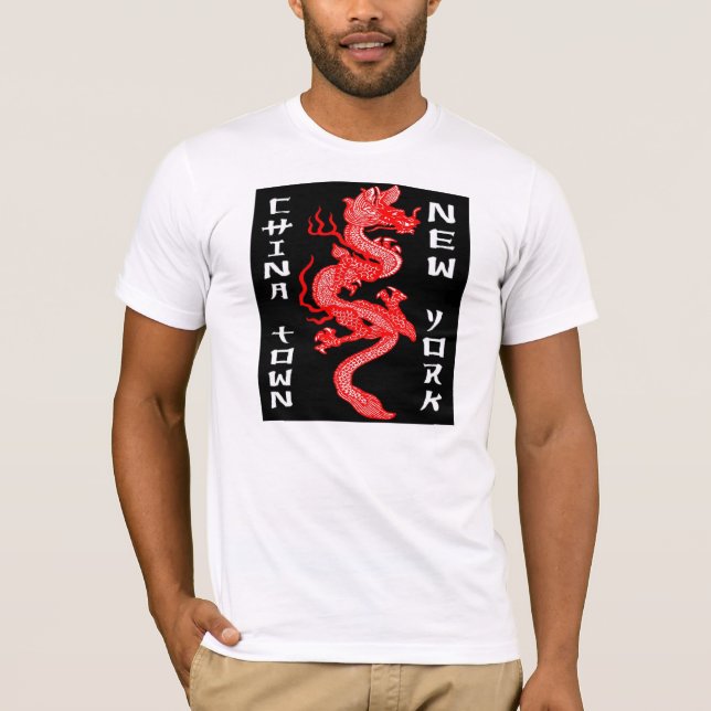 T-shirt de ville de New York Chine (Devant)