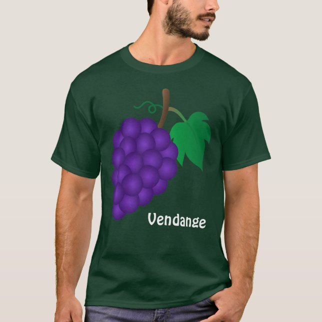T-shirt de vin - Vendange (Devant)