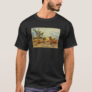 T-shirt de Vintage voyage d'arbre de Joshua