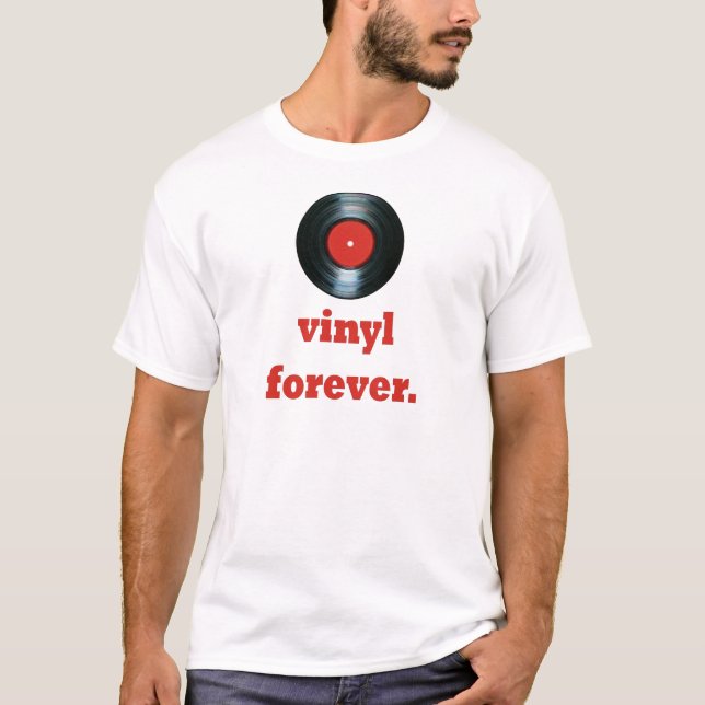 T-shirt de vinyle (Devant)