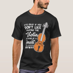 T-shirt de violon - jeu futé drôle de violon de