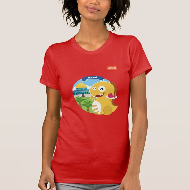 T-shirt de VIPKID Israël (orange) (Devant)