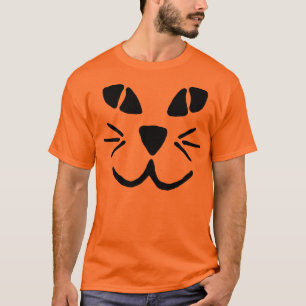 T-shirt de visage de citrouille de Chat-o-Lanterne