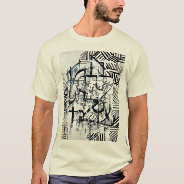 T-shirt de visages (Devant)