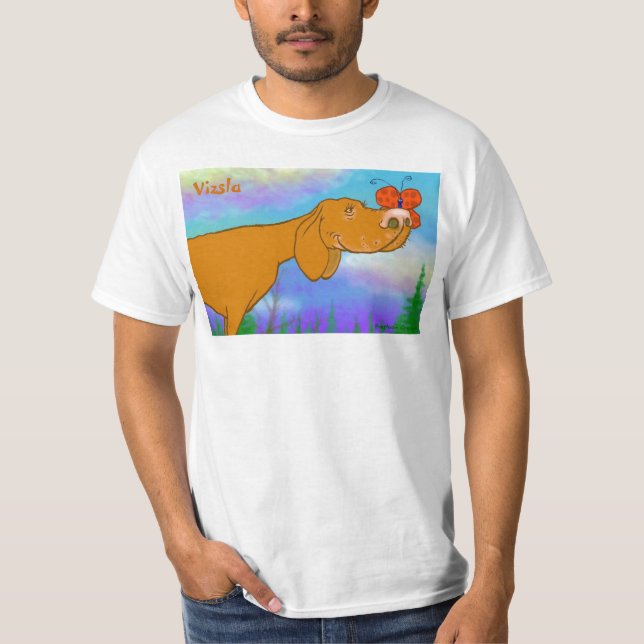 T-shirt de Vizsla 001 (Devant)