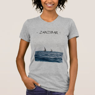 T-shirt de voiliers de ZANZIBAR (femmes)
