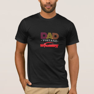 T-Shirt de voiture DAD Vintage - Retro Ride Style