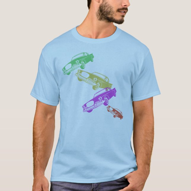 T-shirt de voiture de Cadillac (Devant)