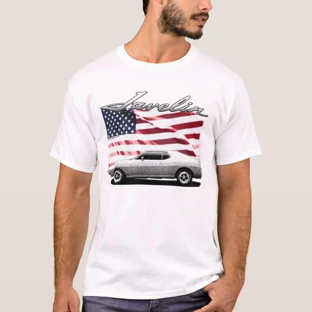 T-shirt de voiture de muscle du javelot AMX d'AMC (Devant)