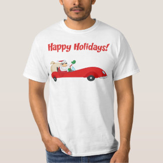 T-shirt de voiture de père Noël
