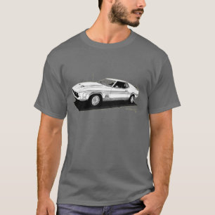 T-shirt De 'voiture deux-volumes de mustang 71 mach I