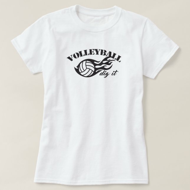T-shirt de volley-ball (Design devant)