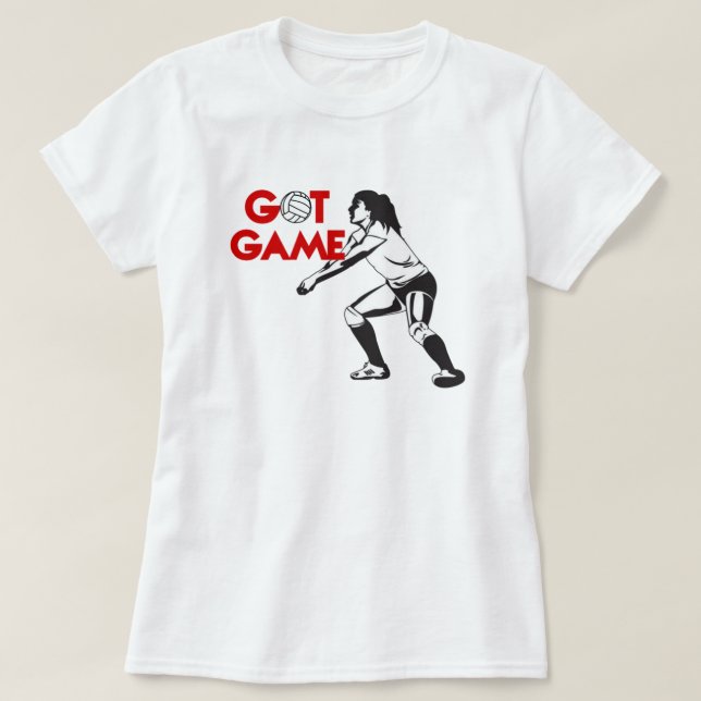 T-Shirt De Volley-ball De Jeu (Design devant)