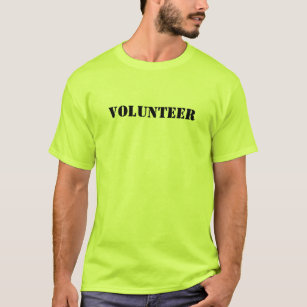 T-shirt de volontaire de l'événement des hommes