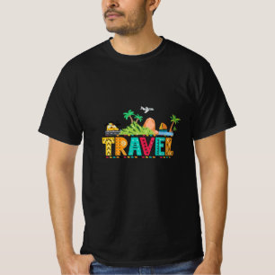 T-Shirt de VOYAGE coloré - Adventure Await in Ever