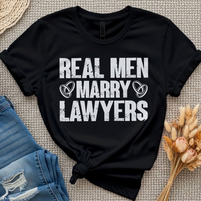 T-shirt De vrais hommes épousent des avocats femme Avocat  (Créateur téléchargé)