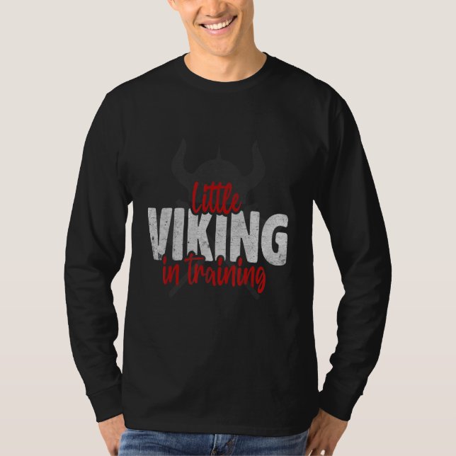 T-shirt De vrais vikings viennent à Valhalla et n'ont pas  (Devant)
