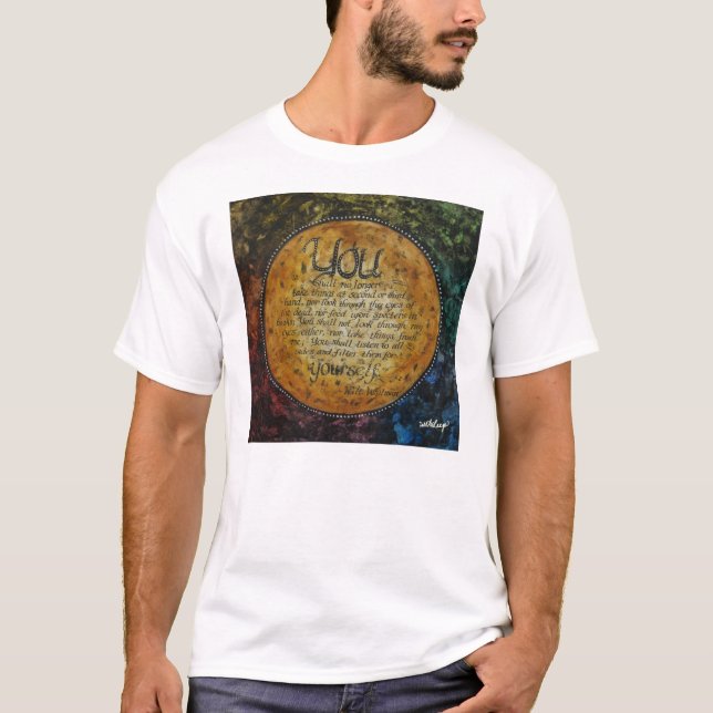 T-shirt de Walt Whitman par l'unASLEEP (Devant)