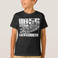T-shirt de Washington de cuirassé