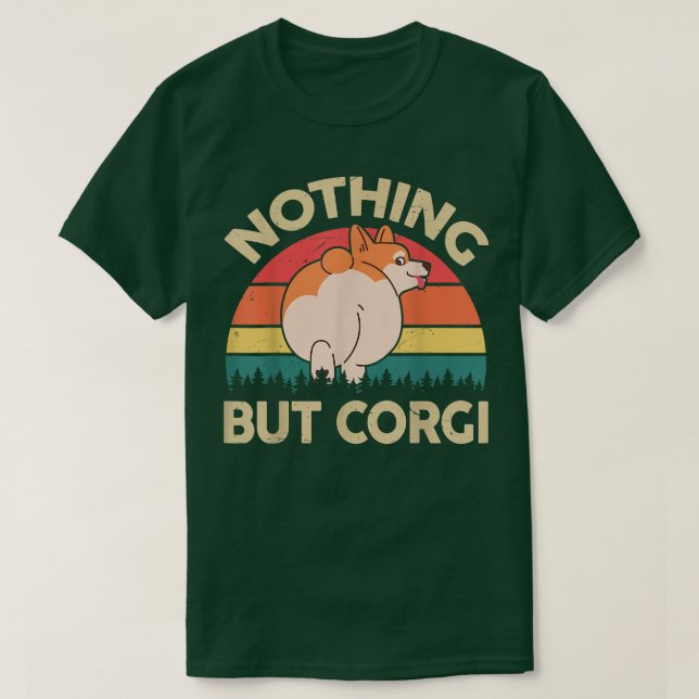 T-shirt de Welsh Corgi (Design devant)