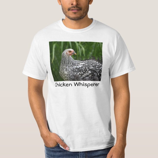 T-shirt de Whisperer du poulet des hommes (Devant)