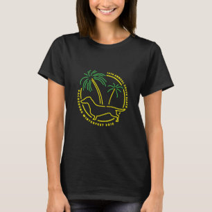 T-shirt de Winterfest de teckel de plage de 2016