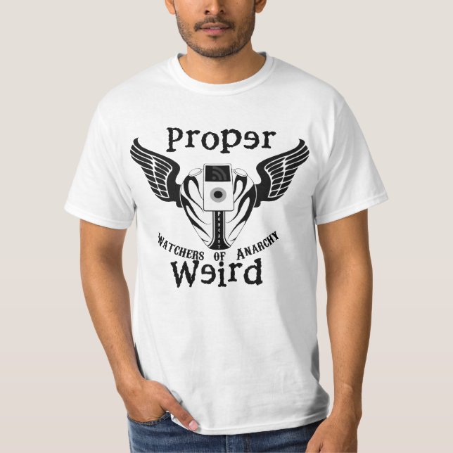 T-shirt De WoA étrange approprié (Devant)