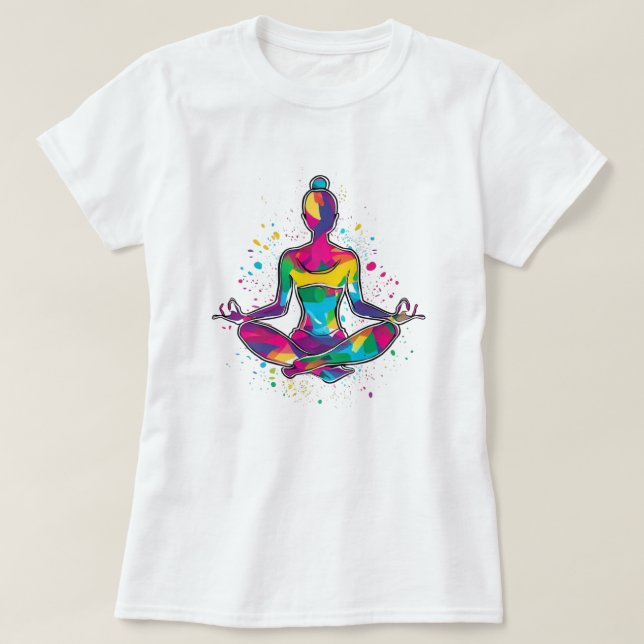 T-shirt de yoga classique féminin (Design devant)