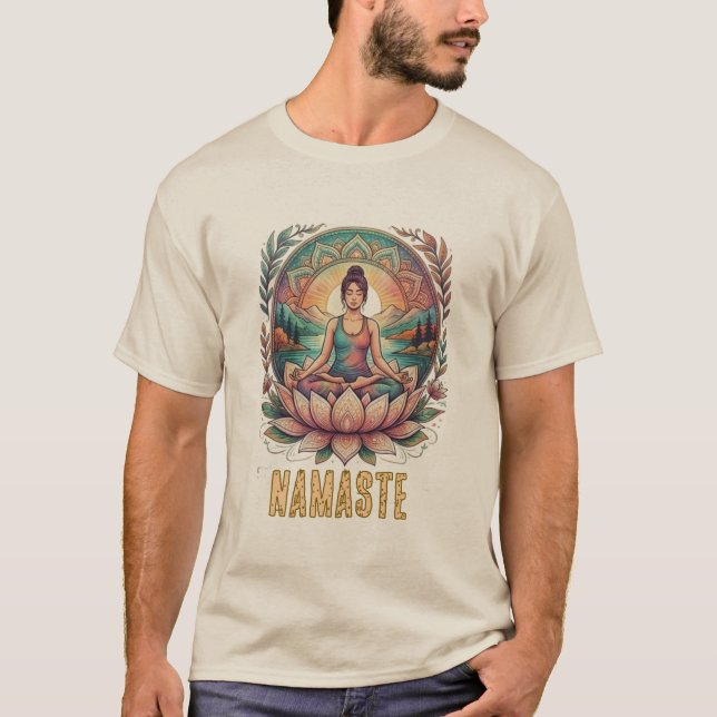 T-Shirt de yoga pour hommes (Devant)