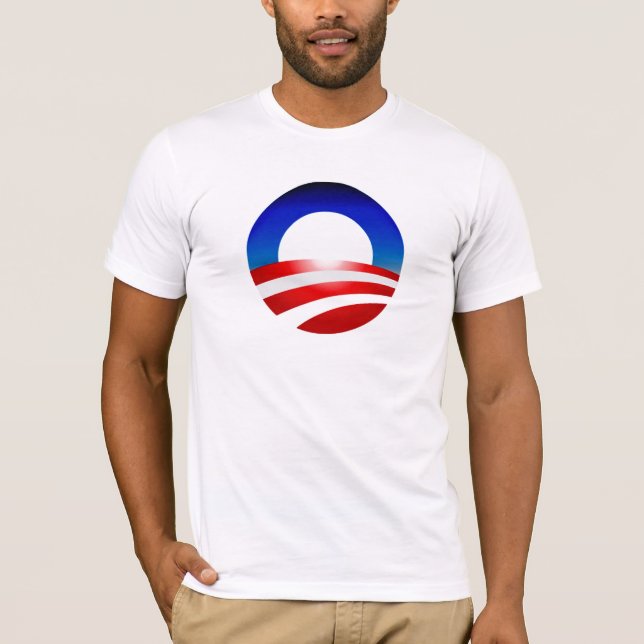 T-shirt de Zazzle de conception de logo d'Obama (Devant)