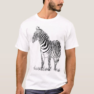 T-shirt de zèbre