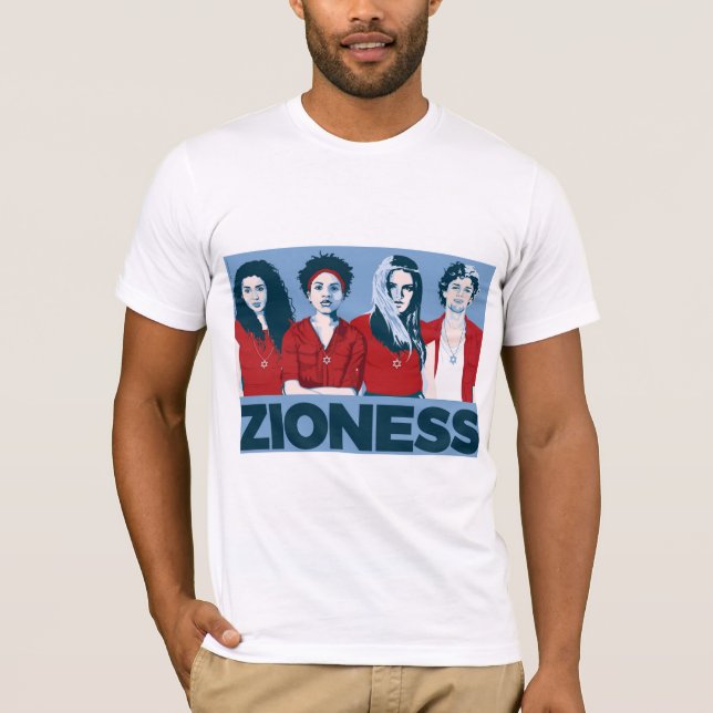 T-shirt de Zioness des hommes (Devant)