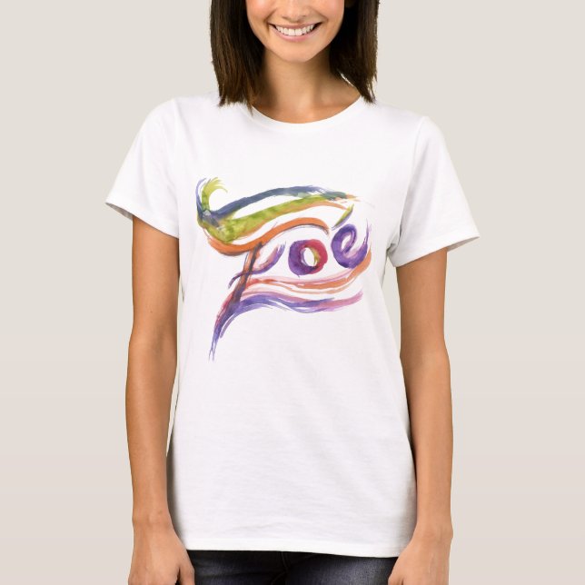 T-shirt de Zoe pour de petites filles (Devant)
