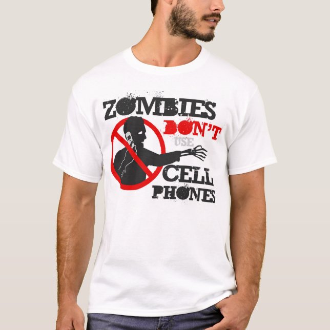 T-shirt de zombi de HTWTI (Devant)