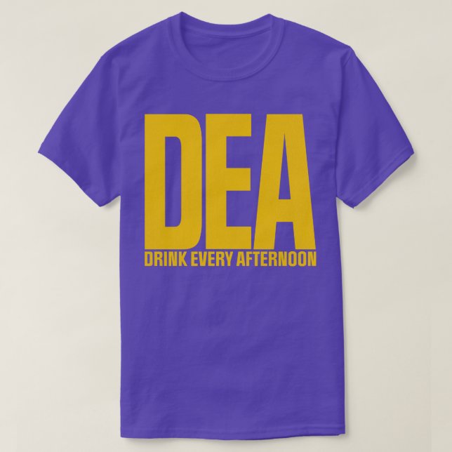T-shirt DEA Boire Tous Les Après-Midi (Design devant)