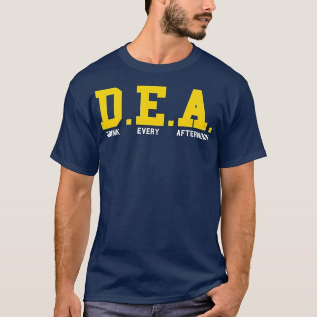 T-shirt DEA Boire Tous Les Après-Midi Cocktail (Devant)