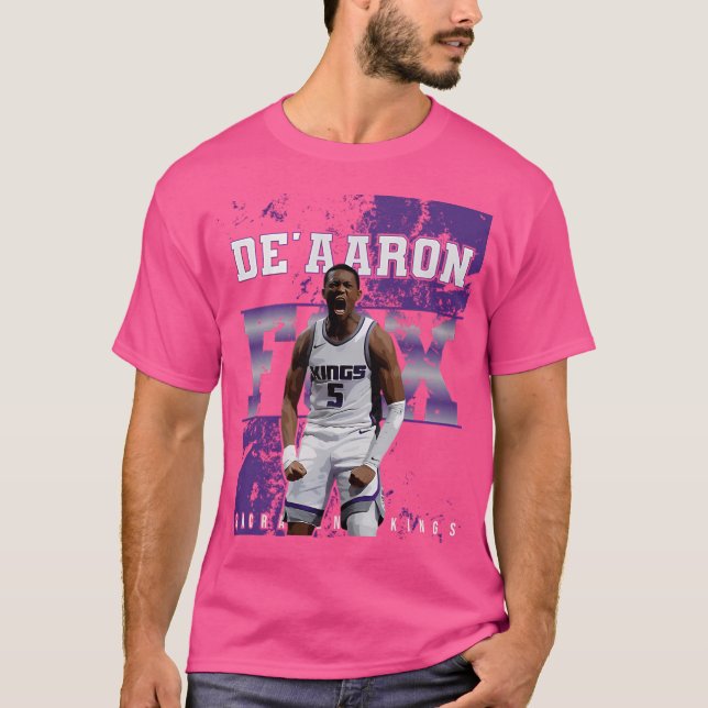 T-shirt De'Aaron Fox Basketball (Devant)