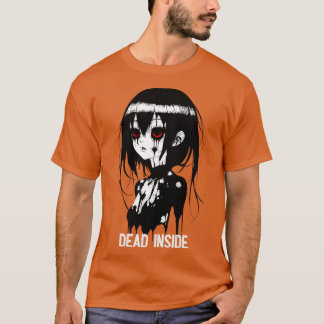 T-shirt Dead Inside Emo Girl