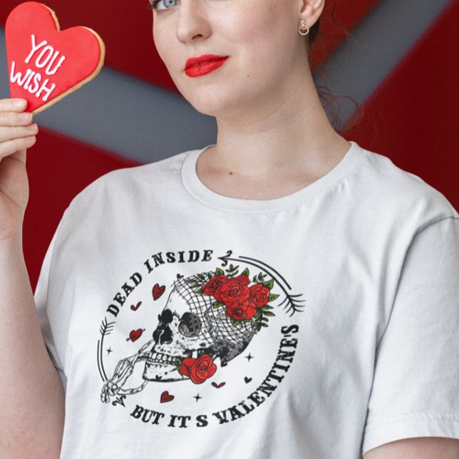 T-shirt Dead Inside mais c'est la Saint Valentin (Créateur téléchargé)