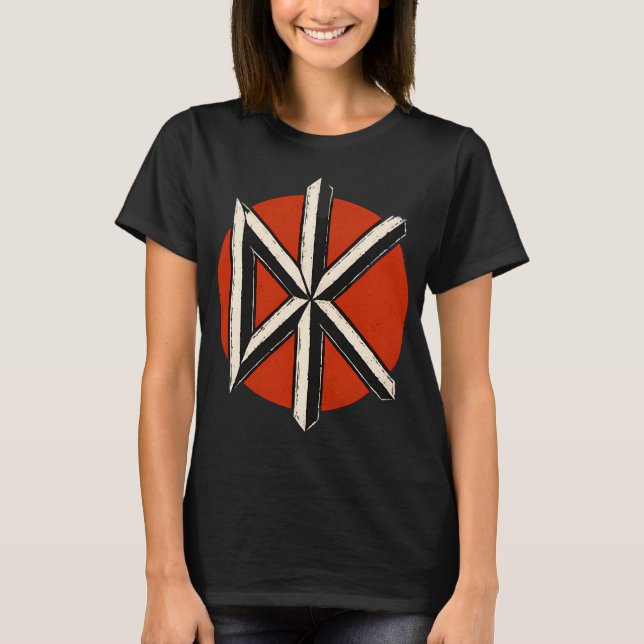 T-shirt Dead Kennedys sur cercle rouge (Devant)