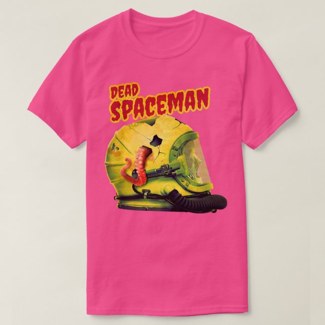 T-shirt Dead Spaceman in Space Suit Space Astronaut  (Design devant)