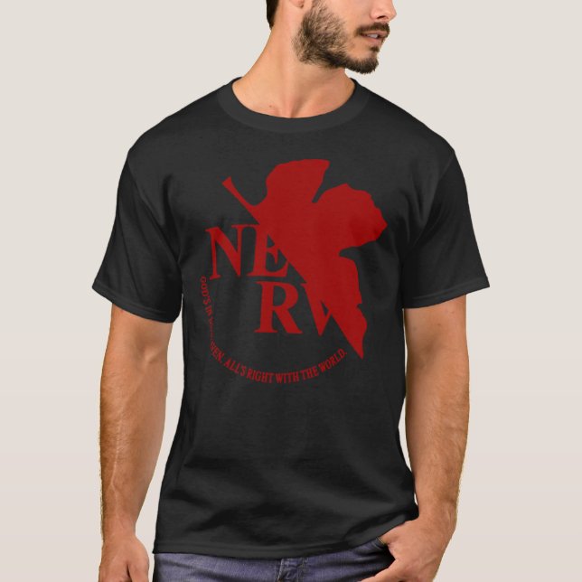 T-shirt DEADicated Design - Neon Genesis Evangelion - Nerv (Devant)